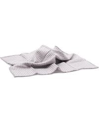 Brunello Cucinelli - Patterned Silk Scarf - Lyst