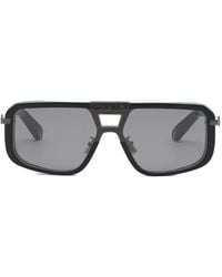 Philipp Plein - Sonnenbrille mit Oversized-Gestell - Lyst