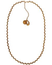 Etro - Logo-charm Chain Necklace - Lyst