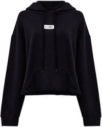 MM6 by Maison Martin Margiela - Hoodie Crop À Logo Numéros - Lyst