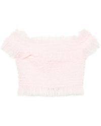 Needle & Thread - Hattie Off-Shoulder Top - Lyst