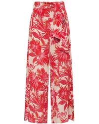 Maliparmi - Pantalon Palazzo À Fleurs - Lyst