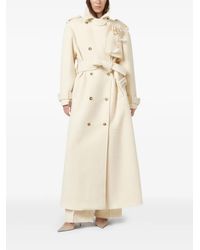 GIUSEPPE DI MORABITO - Rose-Detail Double-Breasted Coat - Lyst