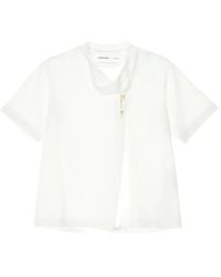 Carven - Kilt-Pin T-Shirt - Lyst
