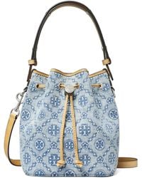 Tory Burch - Beuteltasche mit T-Monogramm - Lyst