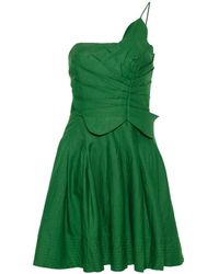 FARM Rio - Lea One-shoulder Pleated Mini Dress - Lyst