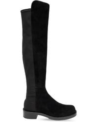 Stuart Weitzman - 40Mm 5050 Suede Boots - Lyst