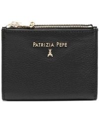 Patrizia Pepe - Logo-lettering Leather Wallet - Lyst