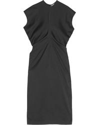 knee length dresses for ladies Saks potts – SNO DRESS — DUSTY BLUE (34, 36, 38 & 40) – House of Share main image 1