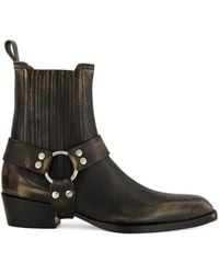 Paris Texas - 35Mm Helena Strap-Detail Ankle Boots - Lyst