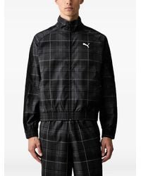PUMA - T7 Relaxed Tartan Track Jacket - Lyst