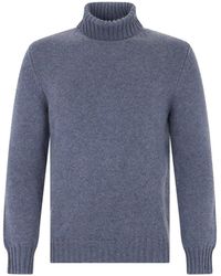 Fedeli - High-Neck Cashmere Sweater - Lyst