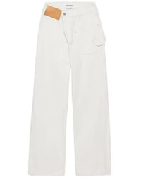 JW Anderson - Logo-Patch Denim Jeans - Lyst