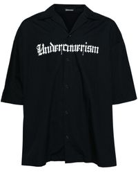 Undercoverism - Logo-print Cotton Shirt - Lyst