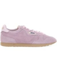 Autry - Windspin Suede Logo-Patch Low-Top Sneakers - Lyst