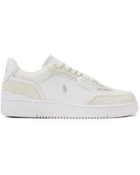 Polo Ralph Lauren - Open Masters Leather Suede Sneakers - Lyst