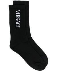 Versace Goddess 靴下 - ブラック