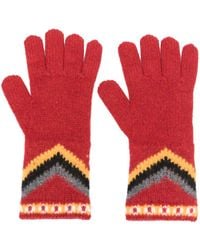 Alanui - Antartic Circle Wool Gloves - Lyst