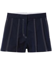 Claudie Pierlot - Shorts Con Cuciture A Contrasto - Lyst