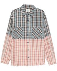 ERCOLE STUDIO - Patterned Flannel Overshirt - Lyst