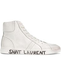 saint laurent basket homme