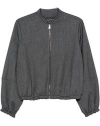 Fabiana Filippi - Elasticated-Hem Zip-Up Jacket - Lyst