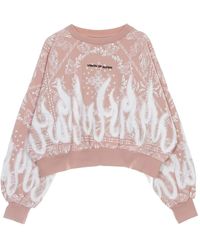Vision Of Super - Flame Print Sweatshirt - Lyst