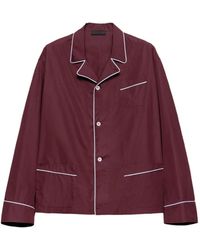 Prada - Katoenen Overhemd Met Zak - Lyst