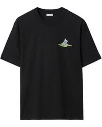 Burberry - Sleeping Knight Cotton T-Shirt - Lyst