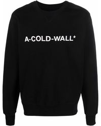 A_COLD_WALL* - Logo-print Cotton Sweatshirt - Lyst