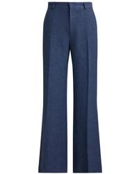 Polo Ralph Lauren - High-Rise Flared Trousers - Lyst