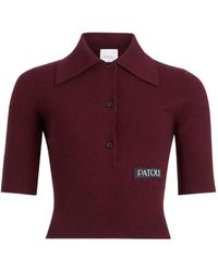 Patou - Polo Con Applicazione Logo - Lyst