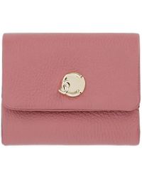 Coccinelle - C-Me Softy Logo-Plaque Pebbled-Leather Wallet - Lyst