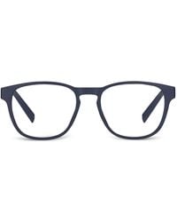 Tommy Hilfiger - Eckige Brille Mit Logo-Schild - Lyst