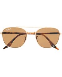 Ray-Ban - Tortoise Aviator-Frame Sunglasses - Lyst