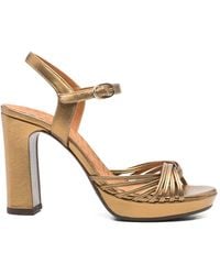 Chie Mihara - Woven Platform Sandals - Lyst