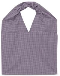 Baserange - Cabas Hale En Flanelle - Lyst