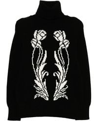 Monse - Art Deco-Intarsia Knit Jumper - Lyst