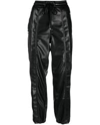 Iceberg - Faux-Leather Straight-Leg Trousers - Lyst