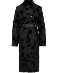 Ports 1961 - Floral-Print Trench Coat - Lyst