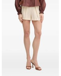 Silvian Heach - Posane Pleated High-Waisted Shorts - Lyst