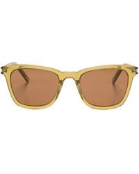 Saint Laurent - Translucent-Design Sunglasses - Lyst