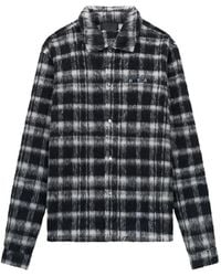 RTA - Parlan Check-Pattern Jacket - Lyst