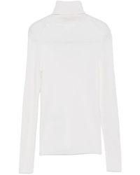 P.A.R.O.S.H. - Ribbed-Knit Roll-Neck Sweater - Lyst