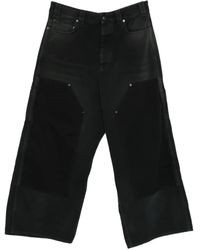 Balenciaga - Panelled Cotton Trousers - Lyst