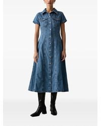 Levi's - Robe Mi-Longue À Manches Courtes - Lyst