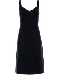 Miu Miu - Knitted Midi Dress - Lyst