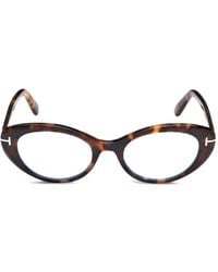 Tom Ford - Cat-Eye Hinge-Detail Glasses - Lyst