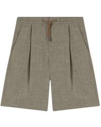 RETORI - Drawstring Pleated Shorts - Lyst