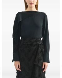 Erdem - Blouse Volantée À Manches Longues - Lyst